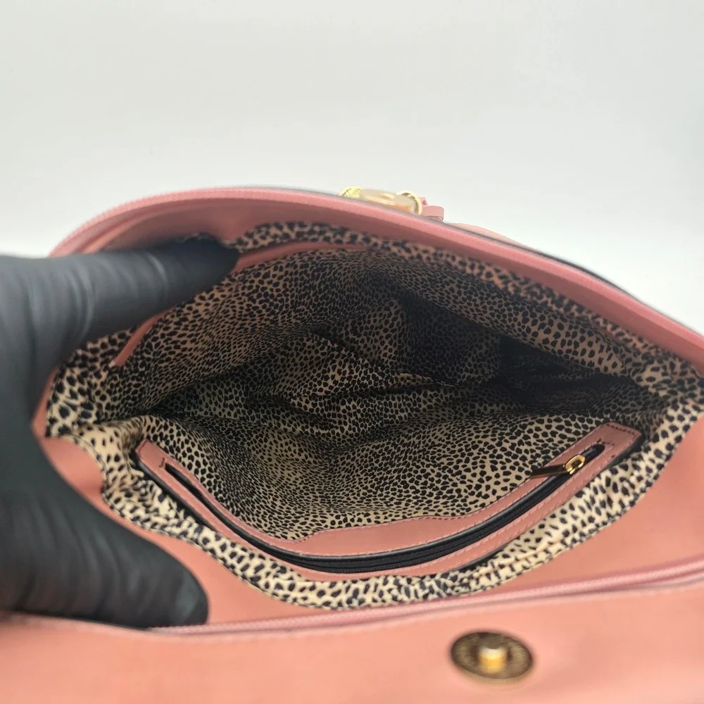 Alyssa Women's Pink Vegan‎ Leather Backpack Convertible Bag